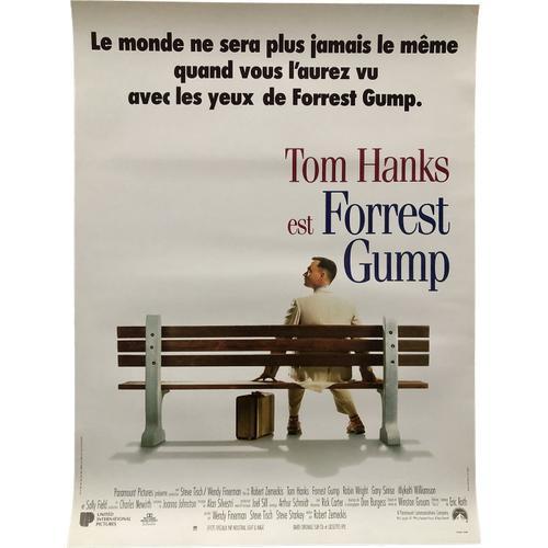 Affiche Originale De Cinéma - Forrest Gump - 40x54 Cm Petit Format - Roulée Et Envoyée Dans Un Tube - Poster Officiel Du Film De Robert Zemeckis Avec Tom Hanks, Robin Wright - Année 1994 - Uniqposters