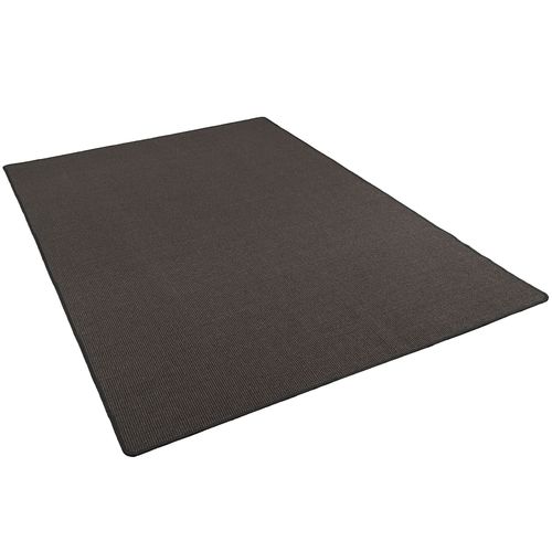 Snapstyle Sisal Nature Tapis Classique Noir 200x200 Cm