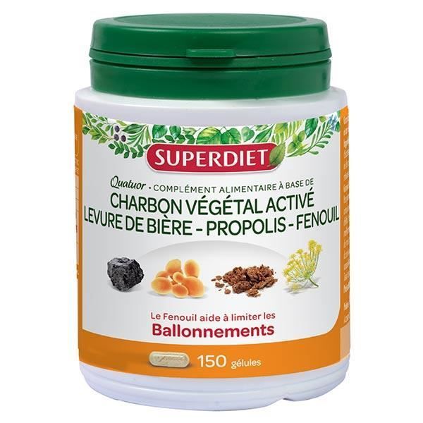 SUPER DIET Quatuor Ballonnements 150 g&eacute;lules
