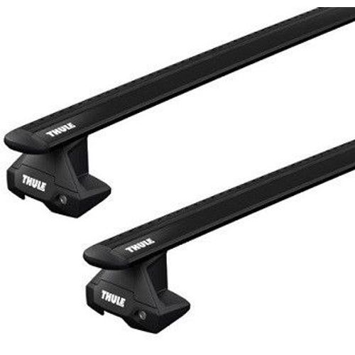 Barres De Toit Fiat Punto Grande Type 199 5 Portes (10/05-) Thule Wingbar Evo Black Alu - Thule