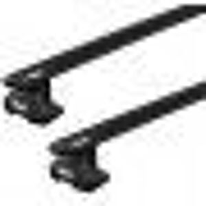 Barres De Toit ACE-4 Pour Opel Corsa F 2019-2024 - Noir, Charge Max 75kg, Sans Rails