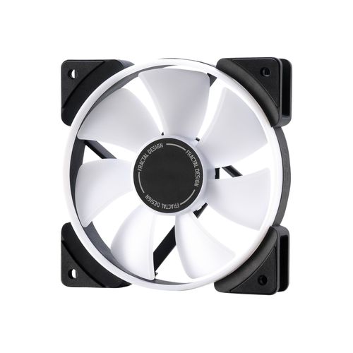 Fractal Design Prisma AL-12 - Ventilateur châssis - 120 mm - noir, blanc semi-opaque