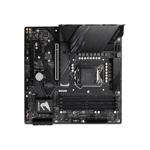 Gigabyte B560M AORUS ELITE - 1.0 - carte-mère - micro ATX - Socket LGA1200 - B560 Chipset - USB-C Gen1, USB 3.2 Gen 1, USB-C Gen2, USB 3.2 Gen 2 - 2.5 Gigabit LAN - carte graphique embarquée...