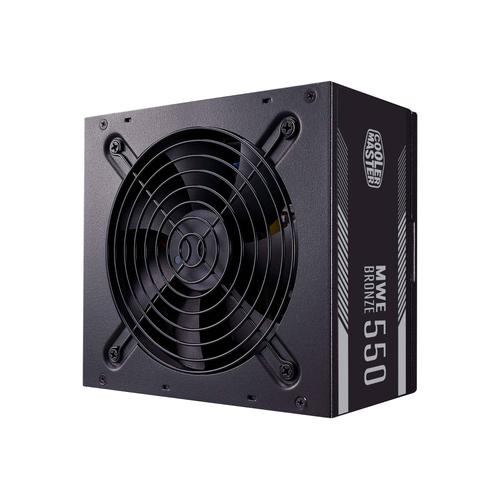 Cooler Master MWE Bronze V2 550 - Alimentation électrique (interne) - ATX12V 2.52/ EPS12V - 80 PLUS Bronze - CA 200-240 V - 550 Watt - PFC active - Europe