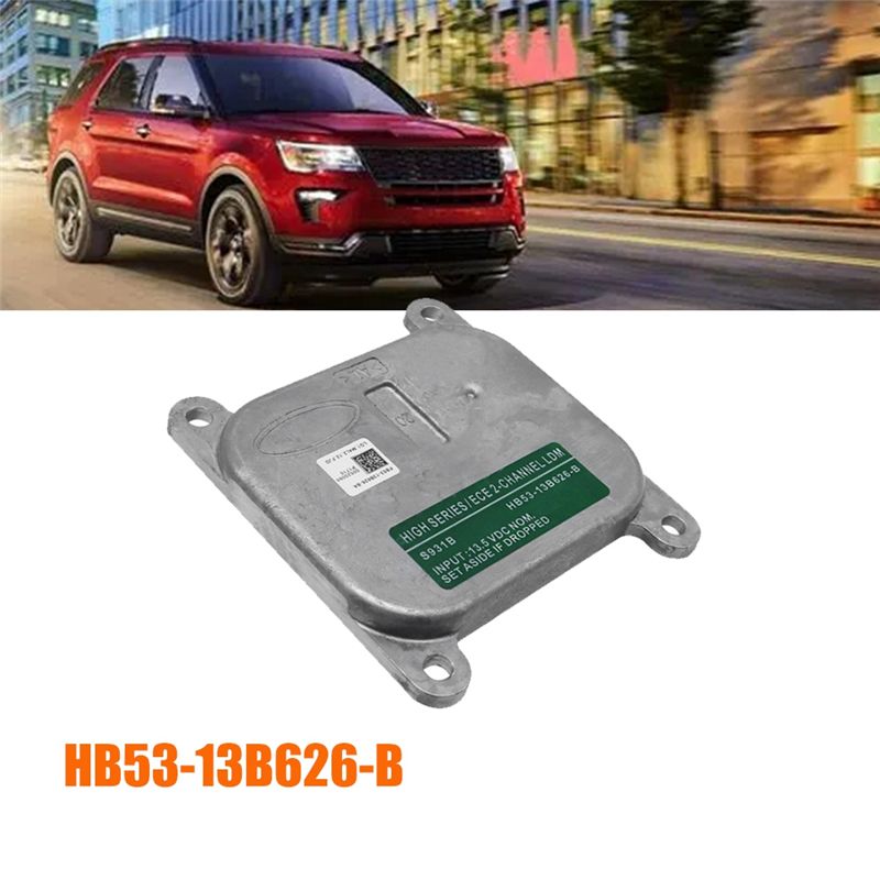 Unit De Commande Module Phare Voiture Hb53-13b626-B Pour Ex... - 2