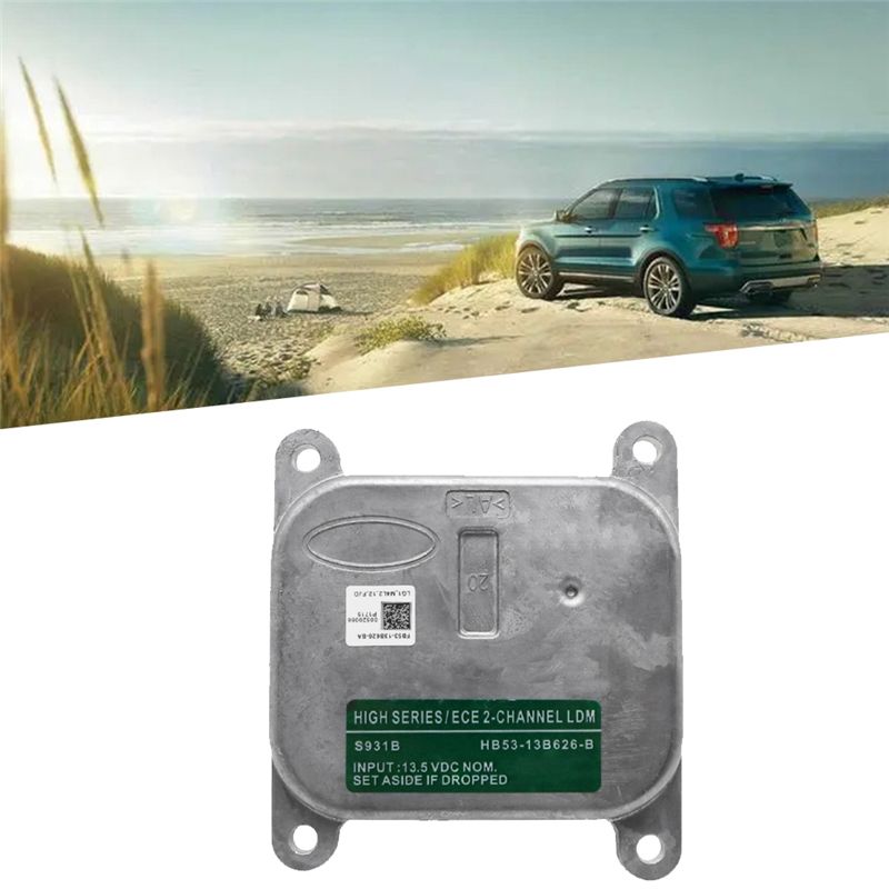 Unit De Commande Module Phare Voiture Hb53-13b626-B Pour Ex... - 3