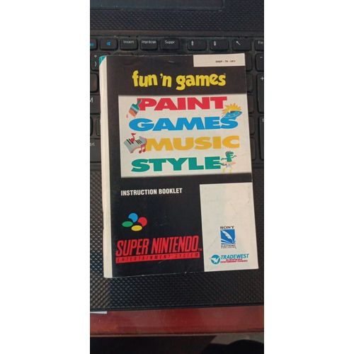 Paint Games Music Style - Notice - Super Nintendo