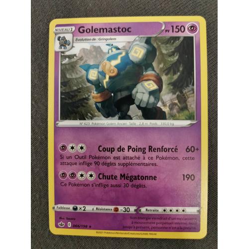 Golemastoc 66/198 Rare Pokemon Règne De Glace