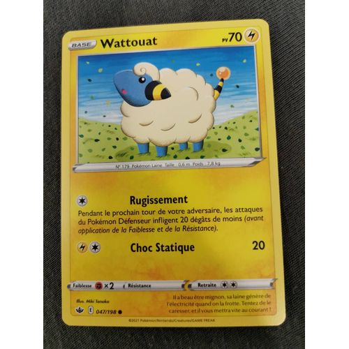 Wattouat 47/198 Commun Pokemon Règne De Glace