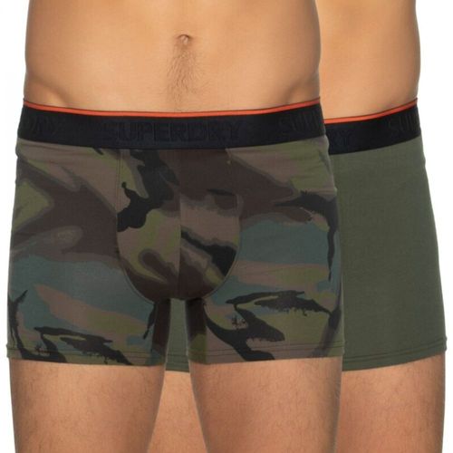 Boxer Superdry Pack X2 Front Logo Homme Camouflage