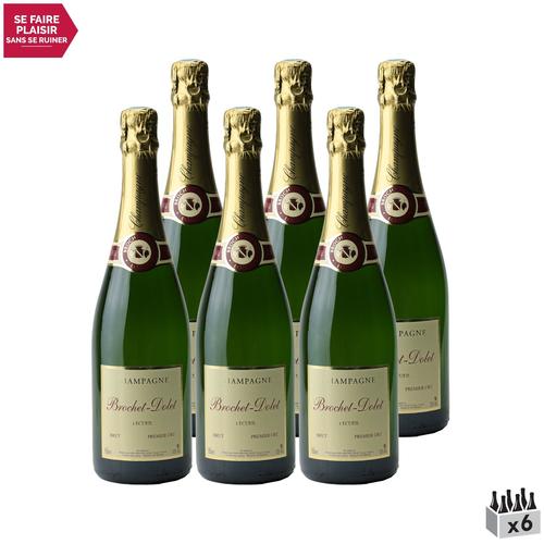 Champagne Brochet-Dolet Champagne Premier Cru Brut Blanc X6