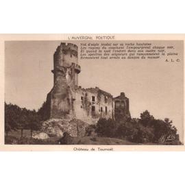 Le chateau de Tournoel CPA 63 