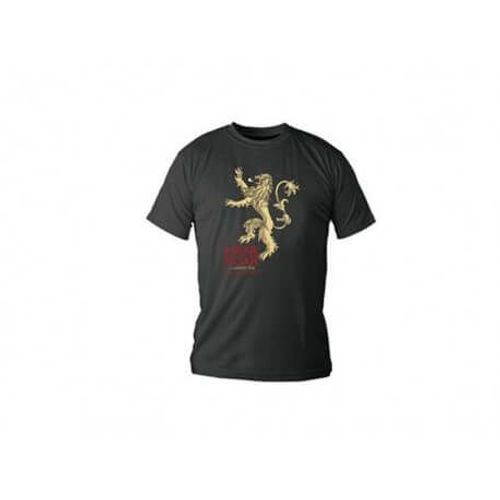 T-Shirt Game Of Thrones Lannister Noir Homme Taille S