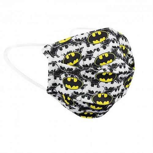 Masque Dc Comics - Masque Batman Barrière Réutilisable Blanc