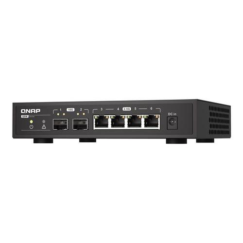 QNAP QSW-2104-2S - Commutateur - non géré - 2 x 10 Gigabit SFP+ + 4 x 2.5GBase-T - de bureau