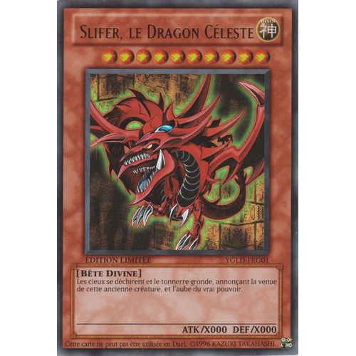 Yugioh! Ygld-Frg01 Slifer, Le Dragon Céleste