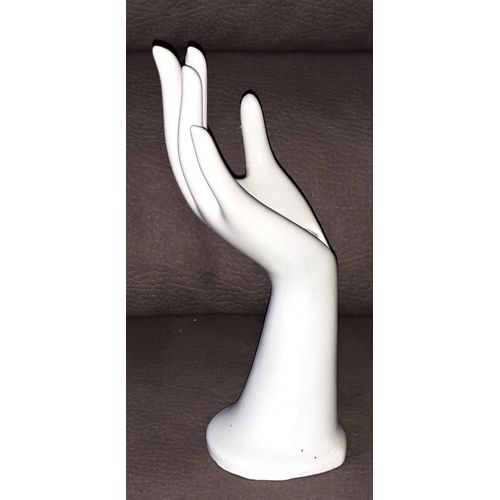 Présentoir En Céramique Pour Bagues Et Bijoux - Main De Mannequin