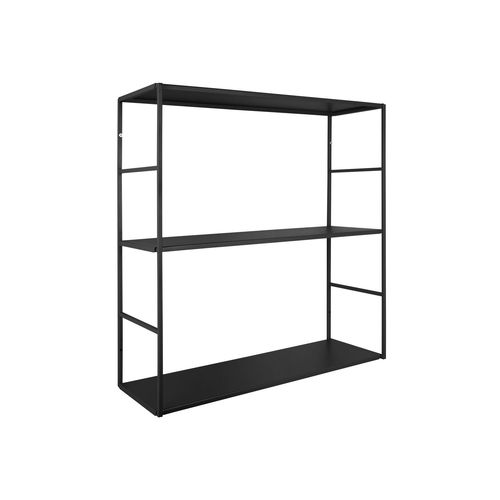 Etagère Murale Level En Métal Mat - Noir
