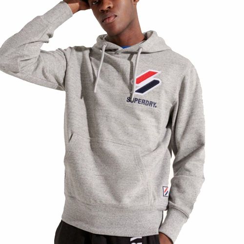 Sweat Superdry Sportstyle Homme Gris