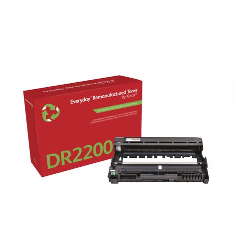 Everyday Rigenerato Fotoricettore rigenerato Everyday? di Xerox Mono compatibile con Brother DR2200, Capacità standard