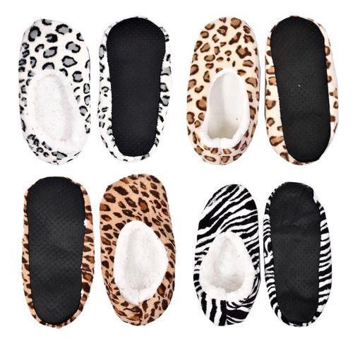 Pantoufles Pour Femme Casa And Co Pack De 4 Antidérapant Animal