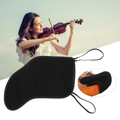 4 / 4-4 / 3 violon menton épaulière noir flanelle pad protecteur  accessoires d'instruments de musique DBT