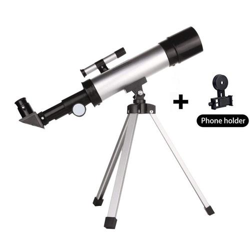 Ajouter un téléphone COULEUR Télescope Titulaire monoculaire professionnel astronomique Portable HD FMC léger Cadeaux pour enfants l'observation de appliquer la lune et de l'espace spatial