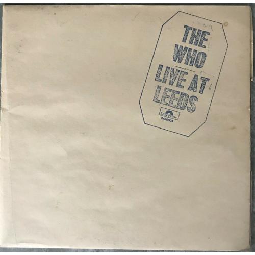 The Who Live At Leeds 1970 Avec Poster + Insert Pop Rock