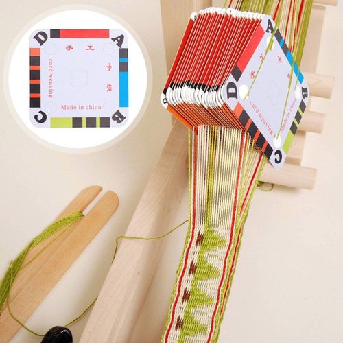 Tissage De Cartes Professionnelles, 100 Pièces, Pour Tablette, Papier, Accessoires Artisanaux, Diy Bricolage