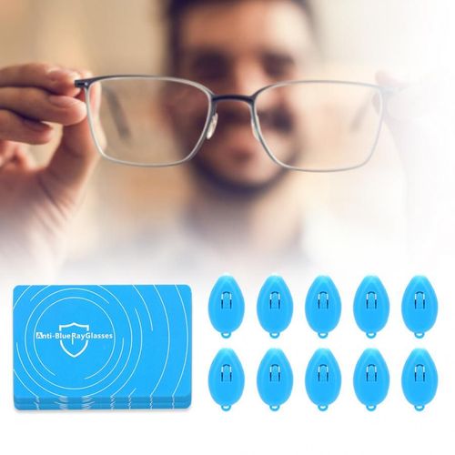 Lot De 10 Cartes Professionnelles De Détection De La Lumière Bleue, Générateur De Lumière Bleue, Lunettes, Lentilles, Stylo De Test