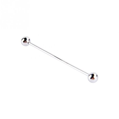 Hommes Chemise Français Col Broche Ronde Broche Métal Bar Fermoir Clip Haltère Revers Bâton Pour Hommes Mode Bijoux Accessoires