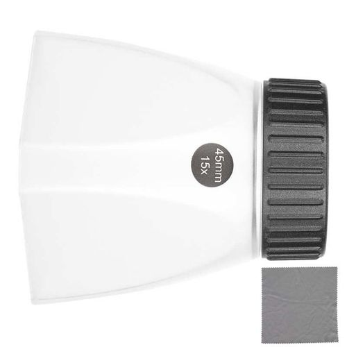 Bracelet En Acier Inoxydable, Cylindre De Manchette, Loupe 15 Fois Loupe Pour Lire Le Bracelet D'observation Des Insectes
