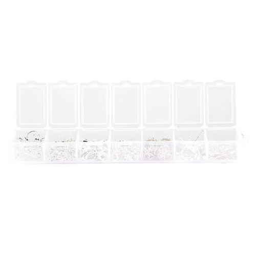 Bracelet En Acier Inoxydable Bracelets Pour Femmes Boucles D'oreilles Crochets Collier Chaîne Homard Fermoir Collier Bijoux Accessoires À Créer Soi-Même Ensemble D'outils