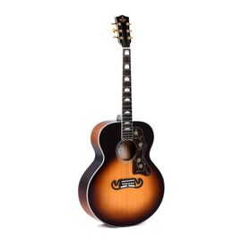 Sigma Gja-Sg200 - Guitare Acoustique Jumbo - Sunburst Brillant (+ Soft Case)