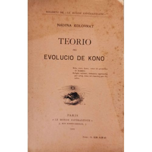 Teorio Pri Evolucio De Kono