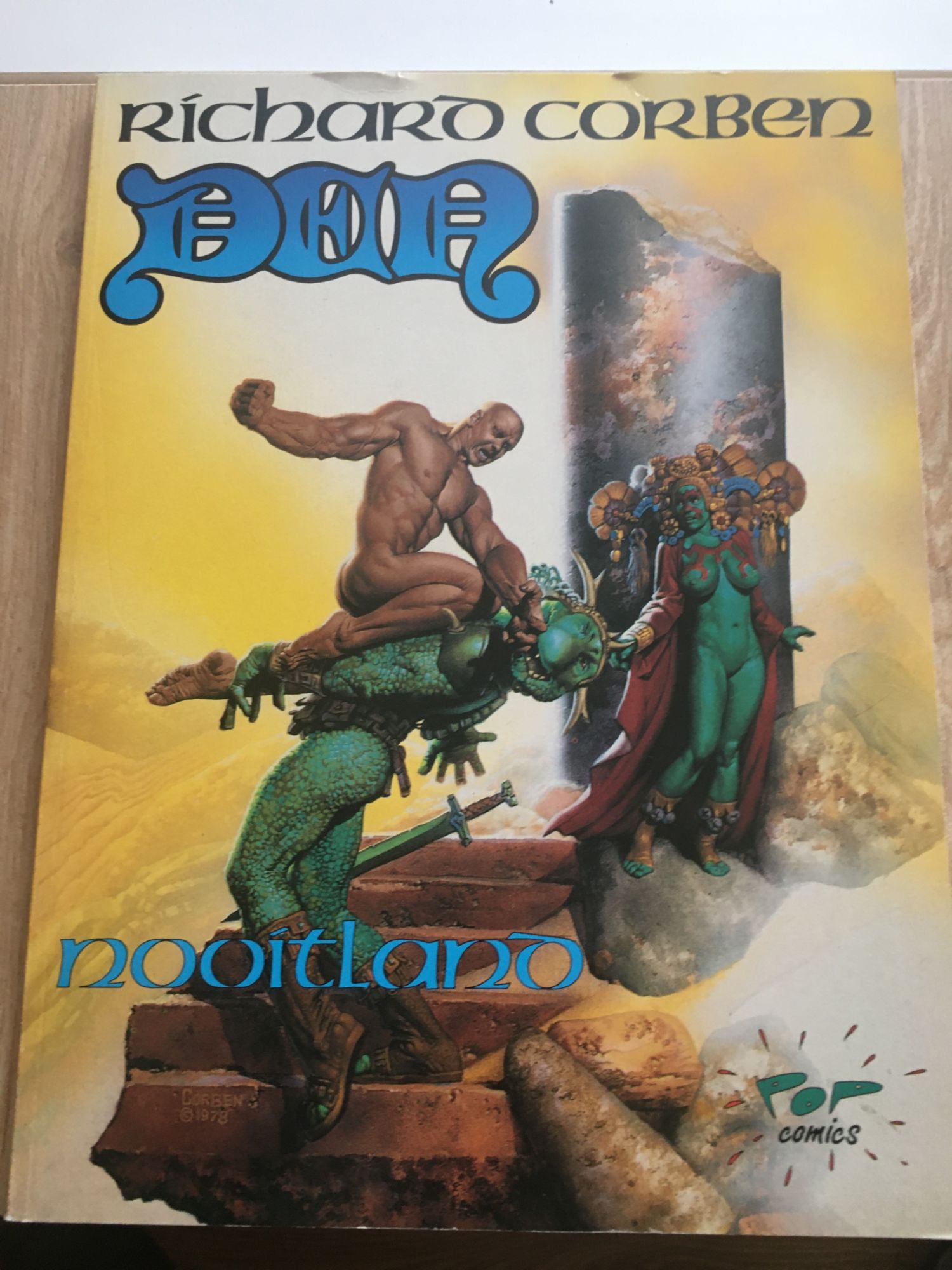 Den - Première Époque Corben Den - Première Époque by Corben, French Art Comic, 31x25cm