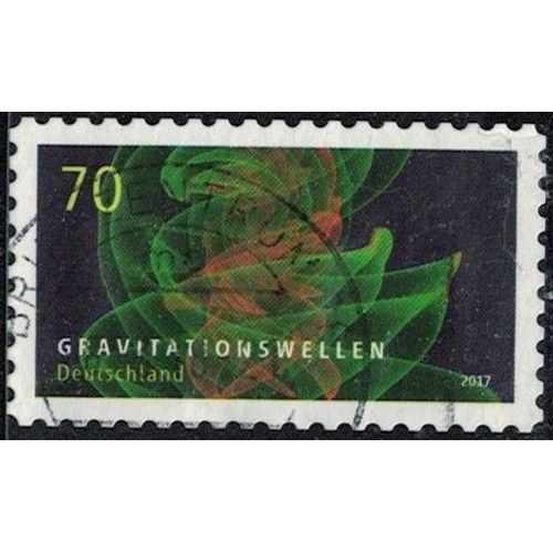 Allemagne 2017 Oblitéré Used Gravitationswellen Ondes Gravitationnelles Y&t De 3130 Su