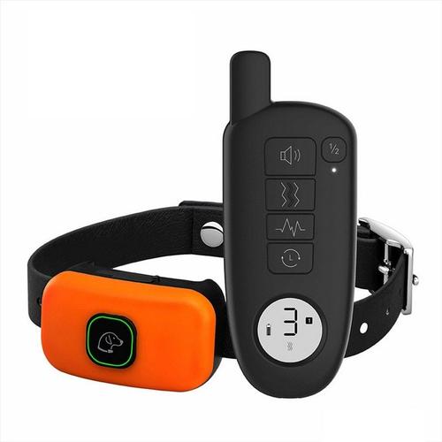 Taille Orange 1000ft Chat Pour Animaux De Compagnie Collier De Dressage De Chien Ip67 Électrique Rechargeable Étanche Choc Vibration Sonore Collier Anti-Aboiements