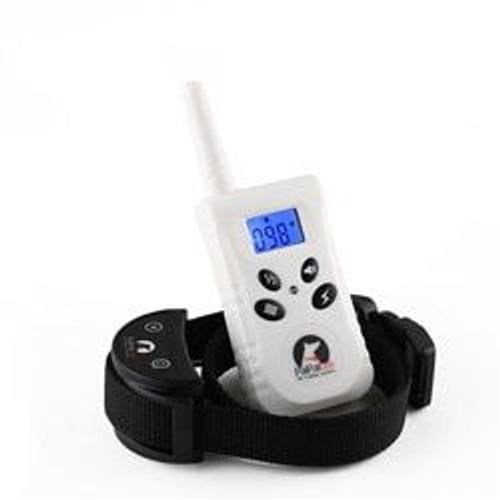 Taille Blanc Avec Clé Noir Collier D'entraînement À Distance Pour Animaux De Compagnie, Beeper Pour Chiens, Outil De Dissuasion, Étanche, Choc Électrique Pour Chiens, Équipement D'agilité