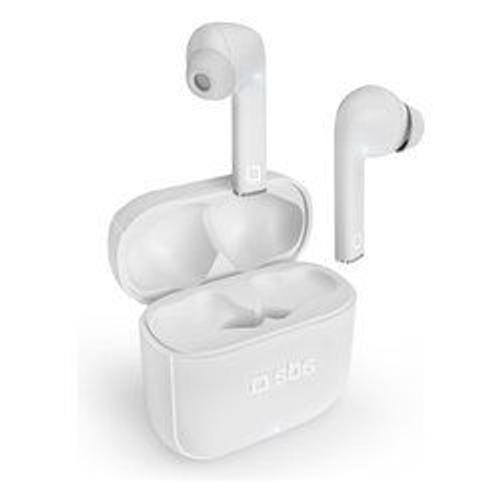 SBS Beat Free Auricolare True Wireless Stereo (TWS) In-ear Musica e Chiamate Bianco