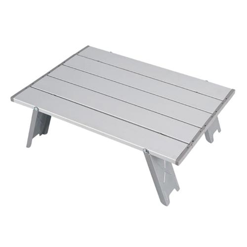 Table de Lit Pliable,Table pour Ordinateur Portable,Table Pliante Camping  en Plein Air blanc