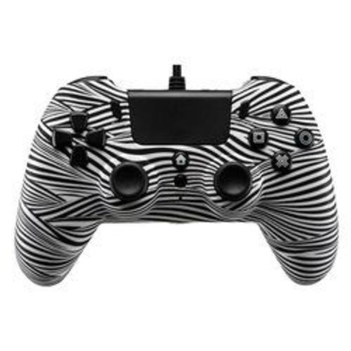 Qubick ACP40169 periferica di gioco Nero, Bianco Gamepad PlayStation 4