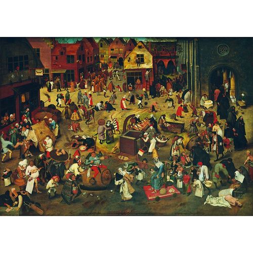 Pieter Bruegel The Elder - The Fight Between Carnival And Lent, 1559 - Puzzle 1000 Pièces