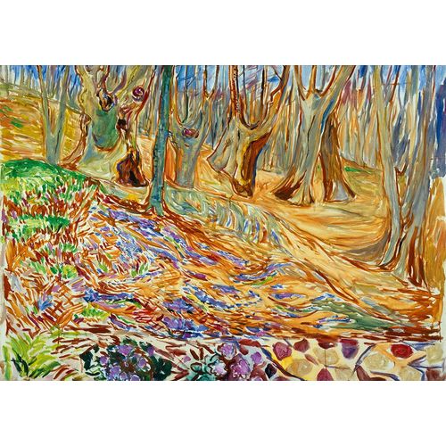 Edvard Munch - Elm Forrest In Spring, 1923 - Puzzle 1000 Pièces