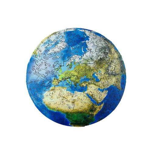 Puzzle En Bois - La Planète Terra - 118 Pièces