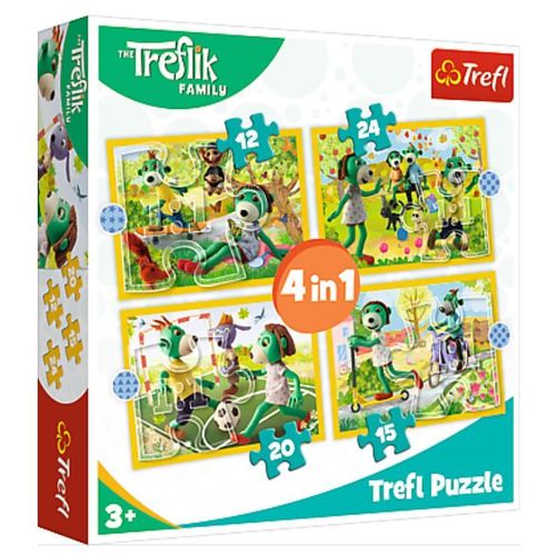 4 In 1 - Treflik's Common Fun - Puzzle 12, 15, 20 Et 24 Pièces