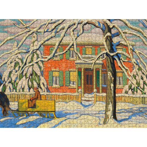 Lawren S. Harris - Red House And Yellow Sleigh - Puzzle 1000 Pièces
