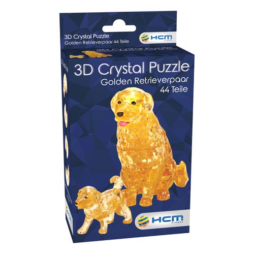 Crystal Puzzle - Golden Retriever - 44 Pièces