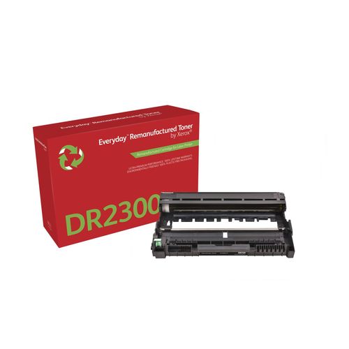 Everyday Rigenerato Fotoricettore rigenerato Everyday? di Xerox Mono compatibile con Brother DR2300, Capacità standard