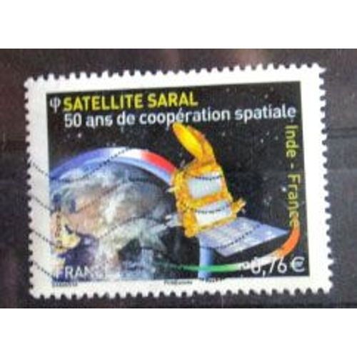 2015. F4945: Cinquantenaire De La Coopération Spatiale Entre La France Et L 'inde .